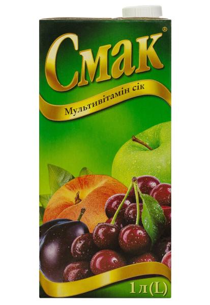 Сок Смак Мультивитамин 1 л фото сок смак мультивитамин 1 л