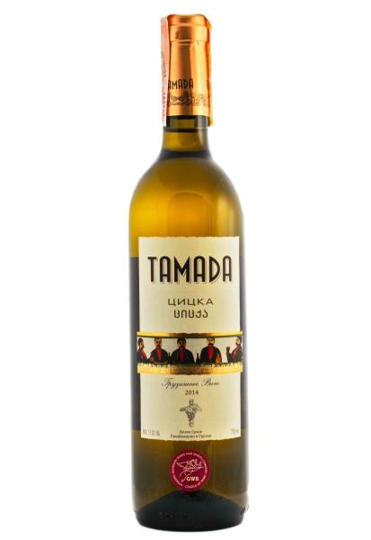 Tamada Цицка Белое Сухое 0.75 л фото tamada цицка белое сухое 0.75 л