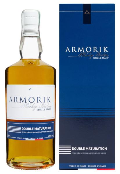 Виски Armorik Double Maturation Single Malt в коробке 0.7 л