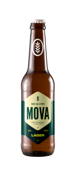 Пиво MOVA Lager С11 светлое 4,6% 0.33 л фото пиво mova lager с11 светлое 4,6% 0.33 л