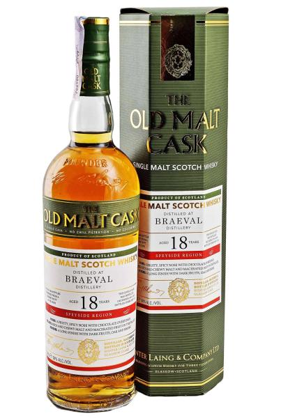 Виски Old Malt Cask Braeval 18 y.o. в коробке 0.7 л фото виски old malt cask braeval 18 y.o. в коробке 0.7 л