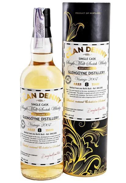 Виски Clan Denny Malt Whisky Glengoyne 8 y.o. в тубусе 0.7 л фото виски clan denny malt whisky glengoyne 8 y.o. в тубусе 0.7 л