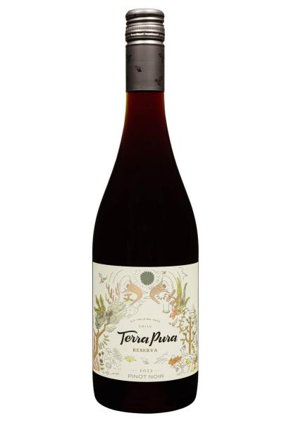Terra Pura Pinot Noir Reserva 2022 Красное Сухое 0.75 л  фото terra pura pinot noir reserva 2022 красное сухое 0.75 л