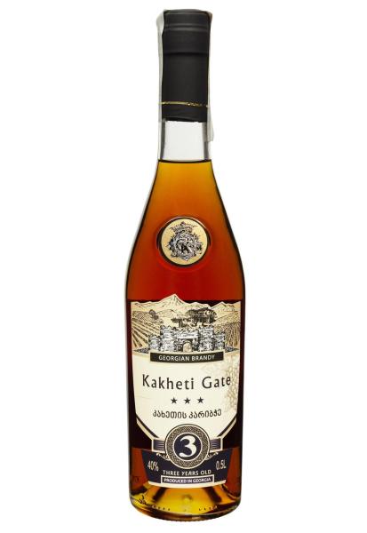 Бренди Kakheti Gate 3 года 0.5 л фото бренди kakheti gate 3 года 0.5 л