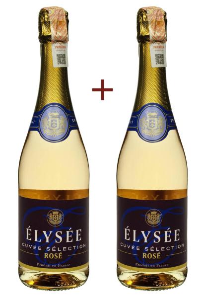 Набор вина Elysee Cuvee Selection Rose Demi-Sec Розовое Полусухое 0.75 (набор 2 х 0.75 л) фото набор вина elysee cuvee selection rose demi-sec розовое полусухое 0.75 (набор 2 х 0.75 л)