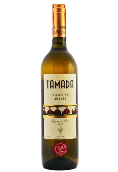Tamada Мцване Белое Сухое 0.75 л фото tamada мцване белое сухое 0.75 л
