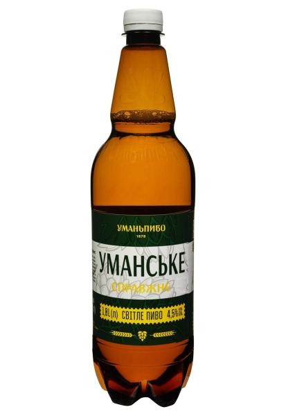 Пиво Уманское 4,5% 1 л фото пиво уманское 4,5% 1 л
