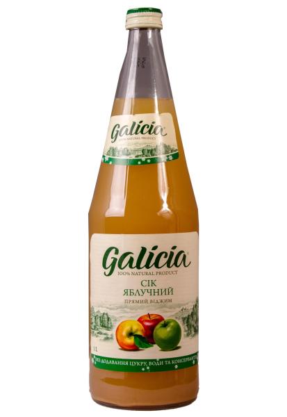 Сок Galicia Яблочный (стекло) 1л фото сок galicia яблочный (стекло) 1л