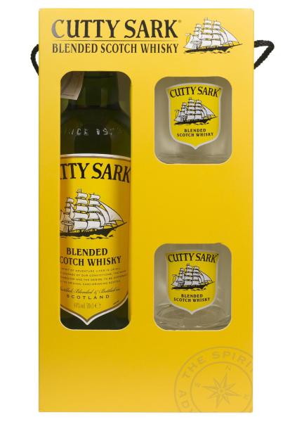 Виски Cutty Sark с бокалами 0.7 л фото виски cutty sark с бокалами 0.7 л