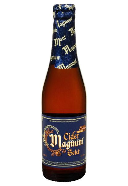 Сидр Magnum Sekt купаж игристый креп.полусухой 8% 0.33 л фото сидр magnum sekt купаж игристый креп.полусухой 8% 0.33 л