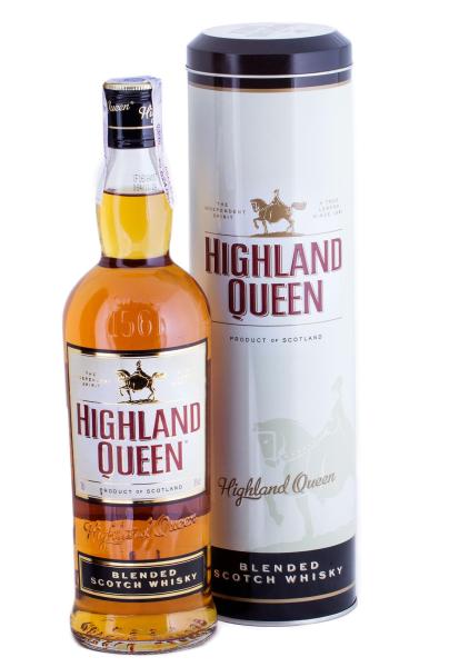Виски Highland Queen в тубусе 0.7 л фото виски highland queen в тубусе 0.7 л