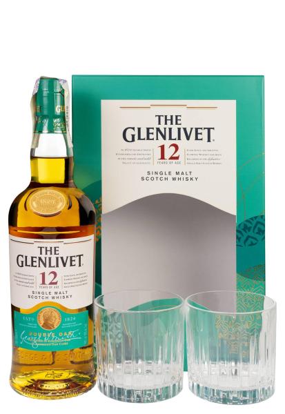 Виски The Glenlivet 12 y.o. с бокалами 0.7 л фото виски the glenlivet 12 y.o. с бокалами 0.7 л