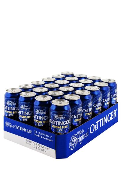 Упаковка Пиво Oettinger Strong Beer ( светлое пастериз.крепкое 8.9% ж/б 0.5 л 24 шт ) фото упаковка пиво oettinger strong beer ( светлое пастериз.крепкое 8.9% ж/б 0.5 л 24 шт )