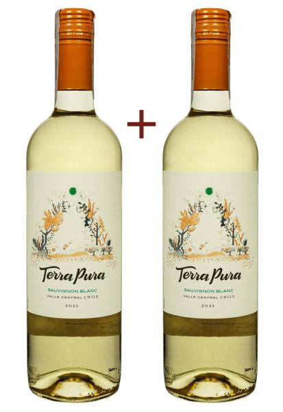 Набор вина Terra Pura Sauvignon Blanc Белое Сухое 0.75 (набор 2 х 0.75 л) фото набор вина terra pura sauvignon blanc белое сухое 0.75 (набор 2 х 0.75 л)