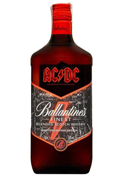 Виски Ballantine's Finest ACDC LE 0.7л фото виски ballantine's finest acdc le 0.7л