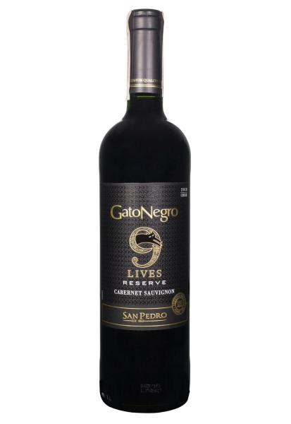 Gato Negro 9 Lives Cabernet Sauvignon Reserve Красное Сухое 0.75 л фото gato negro 9 lives cabernet sauvignon reserve красное сухое 0.75 л