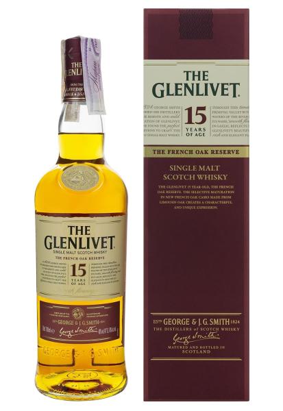 Виски The Glenlivet 15 y.o. в коробке 0.7 л фото виски the glenlivet 15 y.o. в коробке 0.7 л
