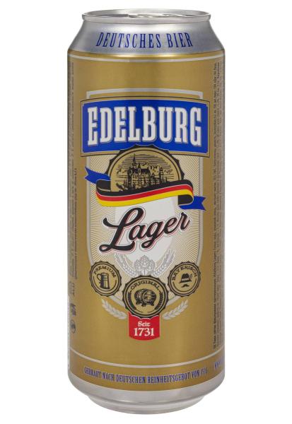 Пиво Edelburg Lager 5,2% ж/б 0.5 л фото пиво edelburg lager 5,2% ж/б 0.5 л
