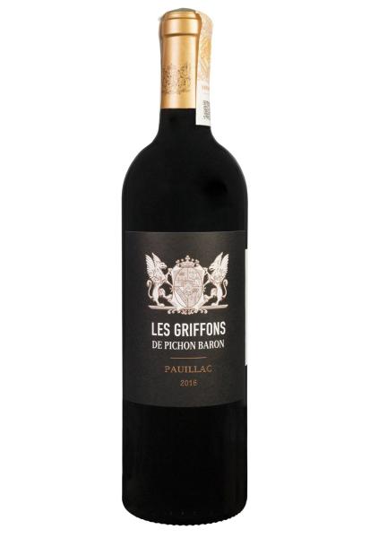 Les Griffons de Pichon Baron AOC Pauilac Красное Сухое 0.75л фото les griffons de pichon baron aoc pauilac красное сухое 0.75л