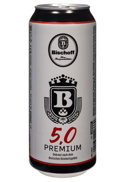 Пиво Bischoff Premium Lager 5% светлое ж/б 0.5 л фото пиво bischoff premium lager 5% светлое ж/б 0.5 л