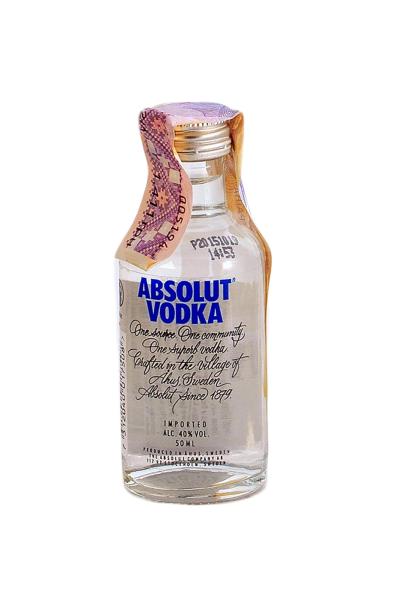 Водка ABSOLUT 0.05 л фото водка absolut 0.05 л
