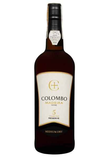 Colombo Madeira Medium Dry Reserve 5 YO Крепленое Белое Полусухое 0.75 л  фото colombo madeira medium dry reserve 5 yo крепленое белое полусухое 0.75 л