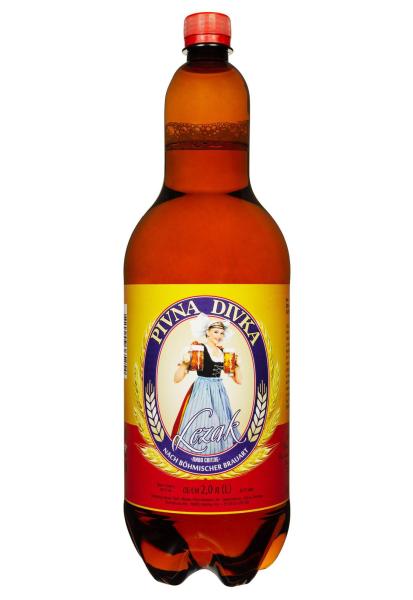 Пиво PIVNA DIVKA 4,9% светлое 2 л фото пиво pivna divka 4,9% светлое 2 л