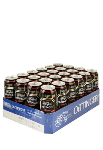 Упаковка Пиво Oettinger Schwarz ( темное ж/б 0.5 л 24 шт )  фото упаковка пиво oettinger schwarz ( темное ж/б 0.5 л 24 шт )