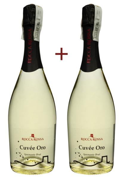 набор вина rocca rossa pietra miliare spumante сuvee oro brut 0.75 (набор 2 х 0.75 л)