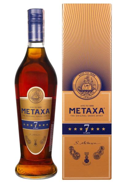 Бренди Metaxa 7 лет в коробке 0.7 л фото бренди metaxa 7 лет в коробке 0.7 л