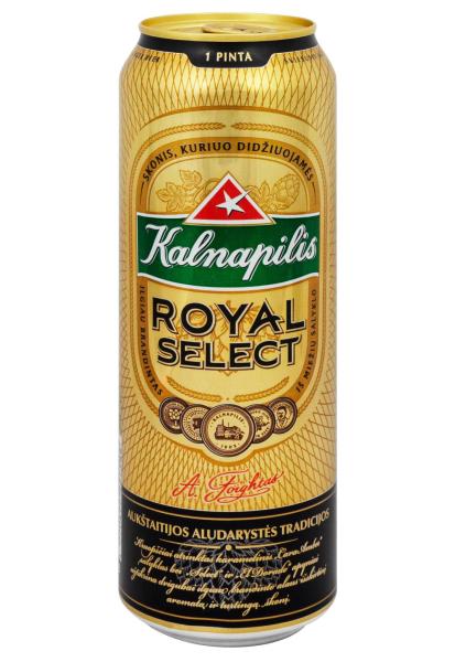 Пиво Kalnapilis Royal Select 5,6% ж/б 0.568 л фото пиво kalnapilis royal select 5,6% ж/б 0.568 л