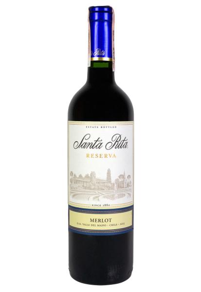 Santa Rita Reserva Merlot Красное Сухое 0.75 л фото santa rita reserva merlot красное сухое 0.75 л