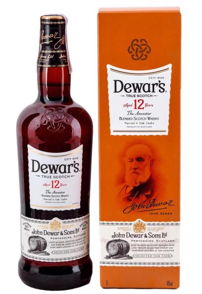 Виски Dewar's 12 y.o. Special Reserve в коробке 1 л фото виски dewar's 12 y.o. special reserve в коробке 1 л