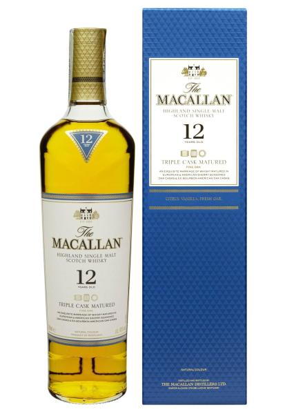 Виски Macallan Triple Cask 12 y.o. в коробке 0.7 л фото виски macallan triple cask 12 y.o. в коробке 0.7 л