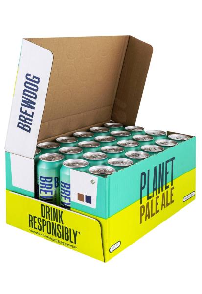 Упаковка Пиво BrewDog Planet Pale Ale ( ж/б 0.5 л 24 шт )  фото упаковка пиво brewdog planet pale ale ( ж/б 0.5 л 24 шт )