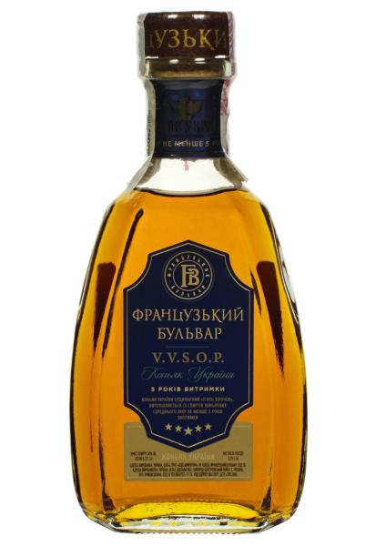 Коньяк Французский бульвар VVSOP 5 лет 0.25 л фото коньяк французский бульвар vvsop 5 лет 0.25 л