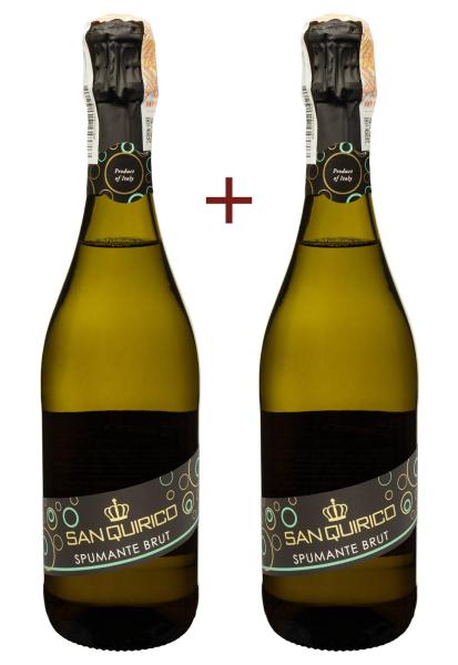 Набор вина San Quirico Vino Spumante Brut Белое Сухое 0.75 (набор 2 х 0.75 л) фото набор вина san quirico vino spumante brut белое сухое 0.75 (набор 2 х 0.75 л)