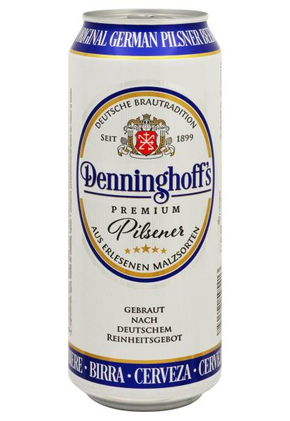 Пиво Denninghoff's Pilsener светлое ж/б 0.5 л  фото пиво denninghoff's pilsener светлое ж/б 0.5 л