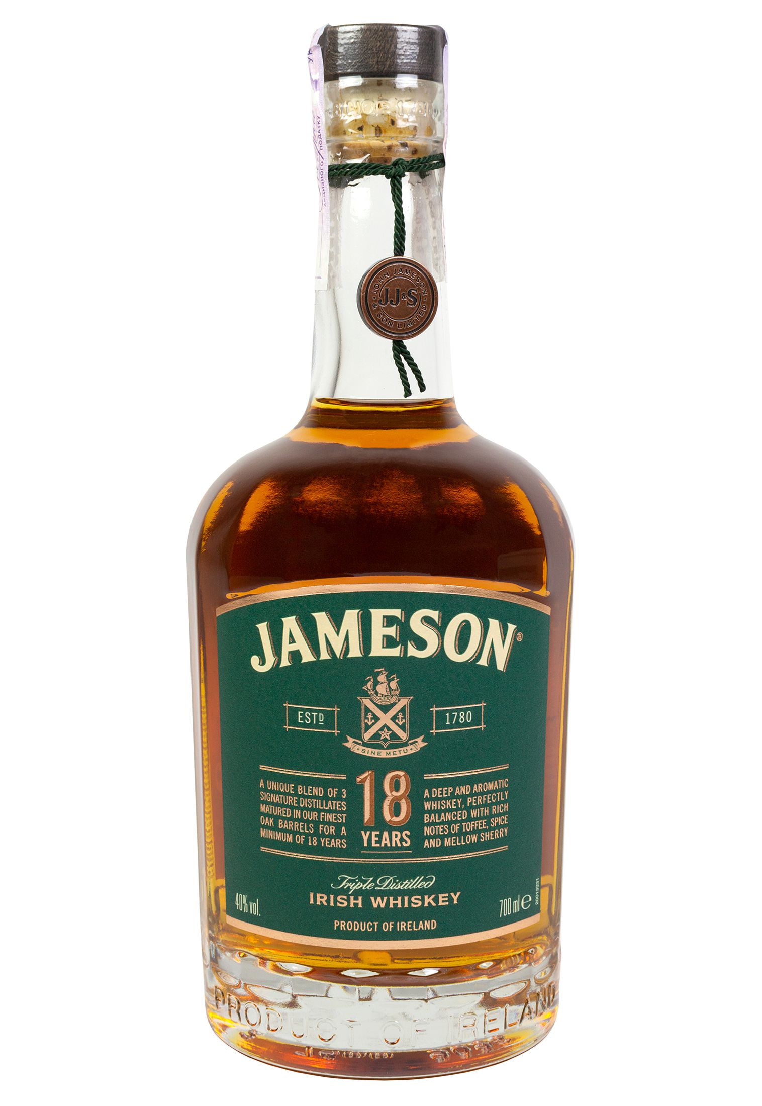 Виски Jameson 40% 0.7л Ирландия