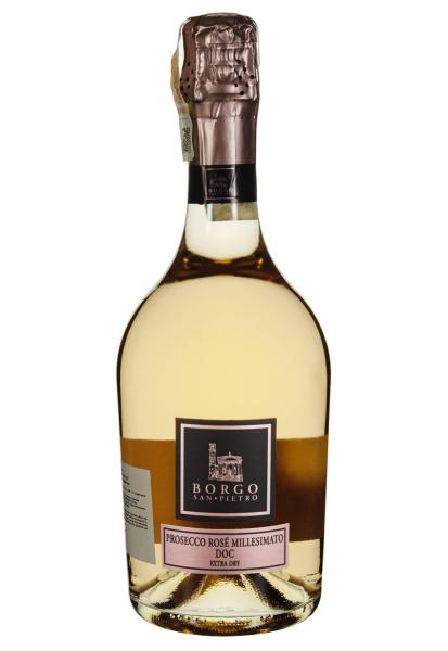 Borgo San-Pietro Prosecco Rose Mellesimato Extra Dry 0.75 л фото borgo san-pietro prosecco rose mellesimato extra dry 0.75 л