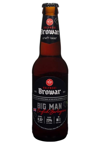 Пиво Big Man 8,5% темное н/ф 0.35 л фото пиво big man 8,5% темное н/ф 0.35 л