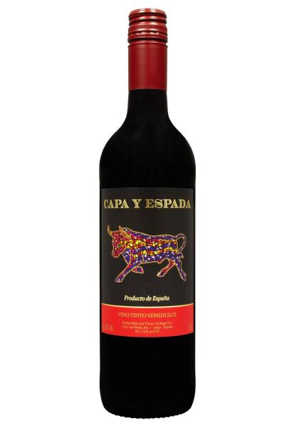 Capa y Espada Vino tinto semidulce Красное Полусладкое 0.75 л фото capa y espada vino tinto semidulce красное полусладкое 0.75 л