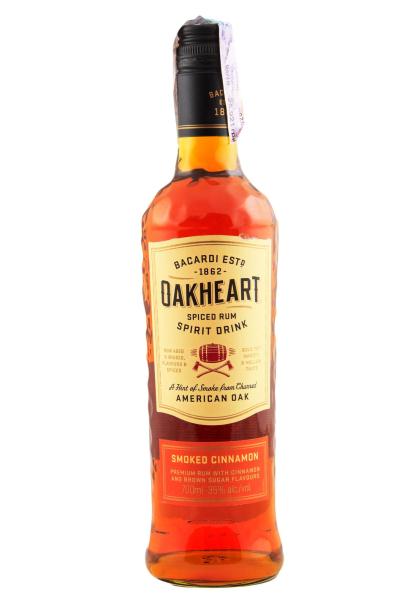 Ром Bacardi Oakheart Smoked Cinnamon 0.7 л фото ром bacardi oakheart smoked cinnamon 0.7 л