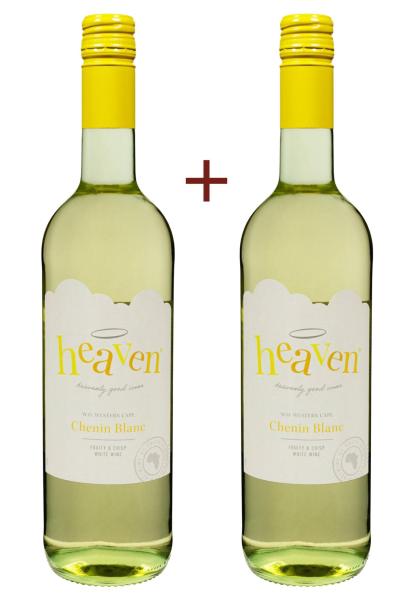 Набор вина Heaven Chenin Blanc Белое Сухое 0.75 ( набор 2 х 0.75 л) фото набор вина heaven chenin blanc белое сухое 0.75 ( набор 2 х 0.75 л)