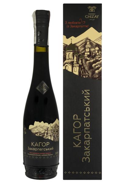 Chizay Кагор Закарпатский Авторский Красное Сладкое 0.5л фото chizay кагор закарпатский авторский красное сладкое 0.5л