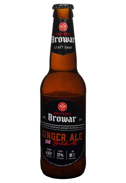 Пиво Ginger Ale светлое н/ф 4,8% 0.35 л фото пиво ginger ale светлое н/ф 4,8% 0.35 л