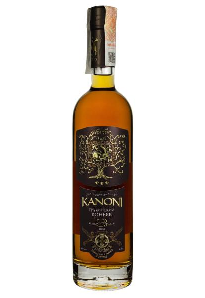 Коньяк Kanoni 3 года 0.5 л фото коньяк kanoni 3 года 0.5 л