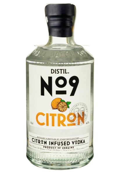 Водка Distil №9 Цитрон 0.5 л фото водка distil №9 цитрон 0.5 л