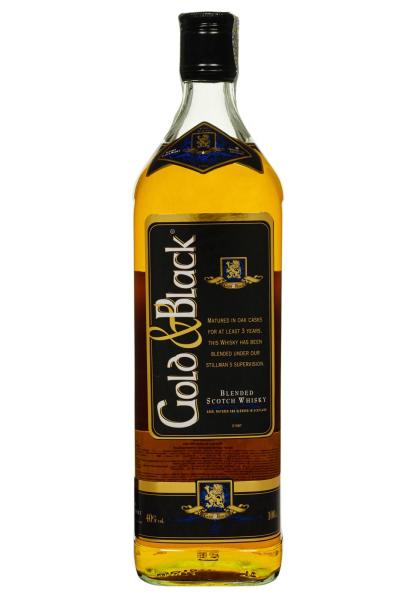 Виски Gold&Black Blended Scotch 1 л фото виски gold&black blended scotch 1 л