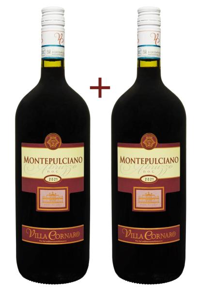 Набор вина Villa Cornaro Montepulciano d’Abruzzo Красное Сухое 1.5 (набор 2 х 1.5 л) фото набор вина villa cornaro montepulciano d’abruzzo красное сухое 1.5 (набор 2 х 1.5 л)